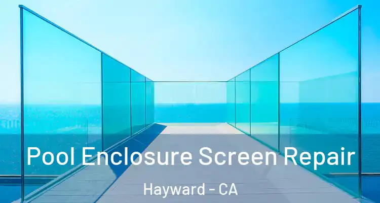  Pool Enclosure Screen Repair Hayward - CA